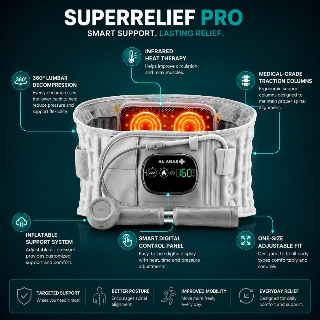 Al Aras™ SuperRelief Pro – Lumbar Decompression Device