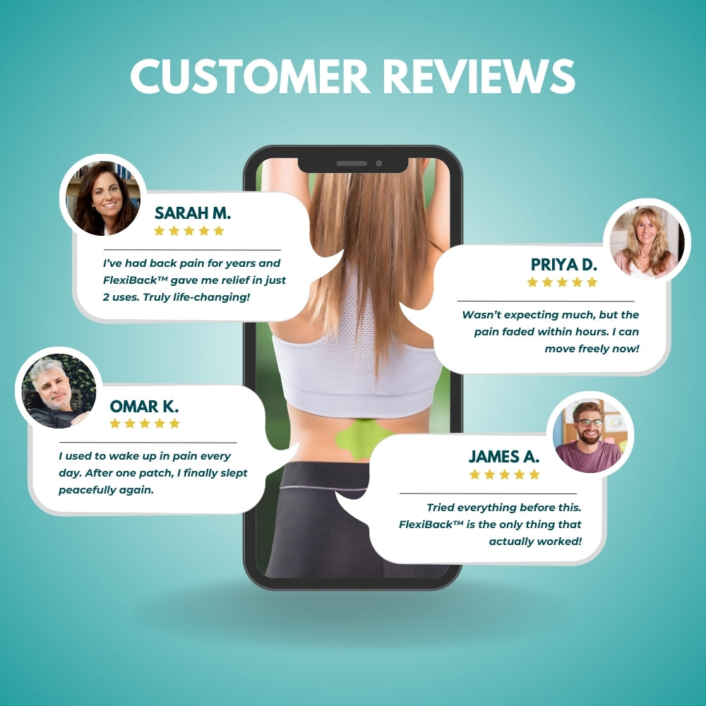 FlexiBack™- Natural Back Pain Patches