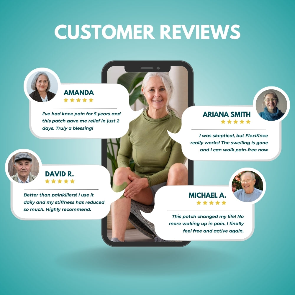 FlexiKnee™ - Natural Knee Pain Patches