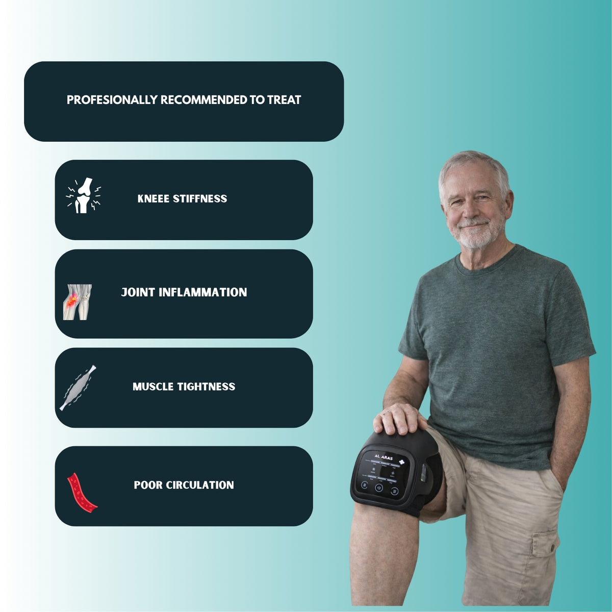 RestoreKnee™ 2.0 - Knee Massager - Free eBook