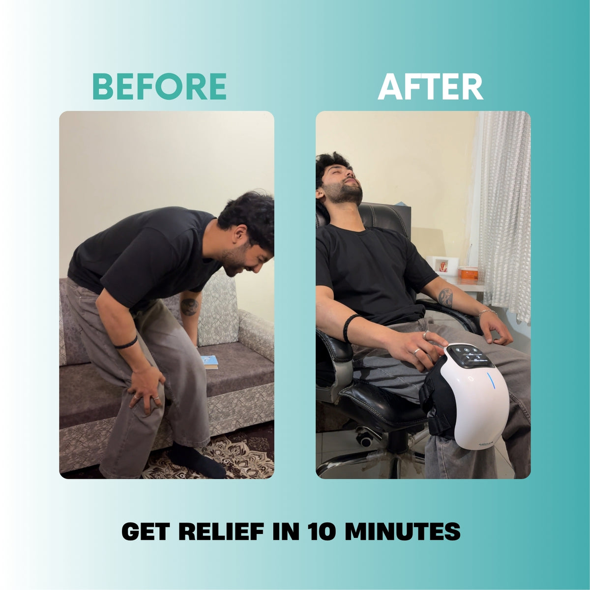 RestoreKnee™ 2.0 - Knee Massager - Free eBook