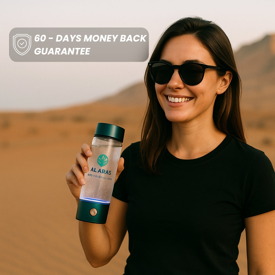 Al Aras™ Hydrogen Water Bottle 2.0 : Scientifically Backed