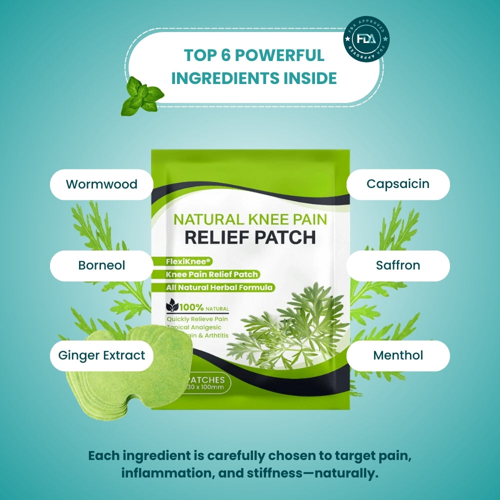 FlexiKnee™ - Natural Knee Pain Patches