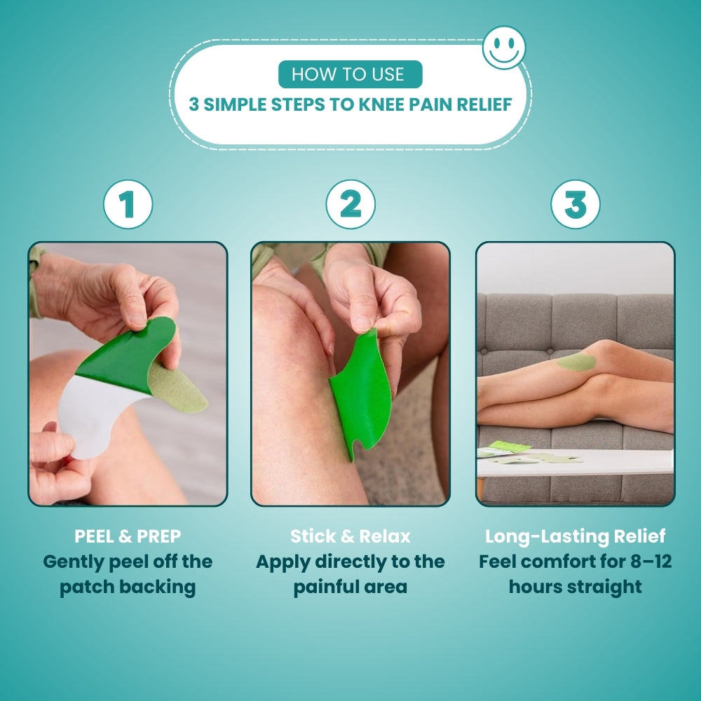 FlexiKnee™ - Natural Knee Pain Patches