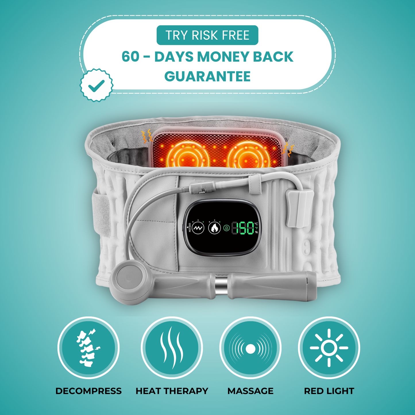 SuperRelief™ Lumbar Decompression Belt