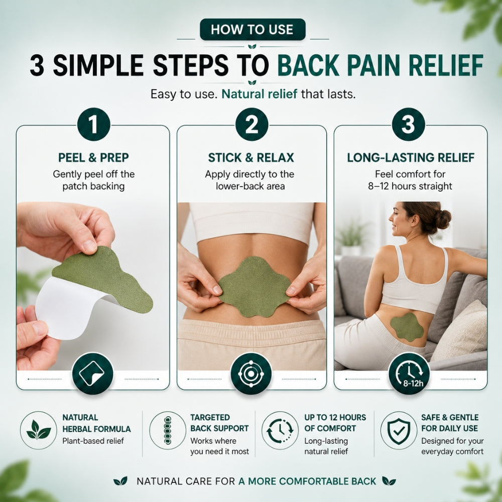 Al Aras™ - FlexiBack Natural Back Pain Patches