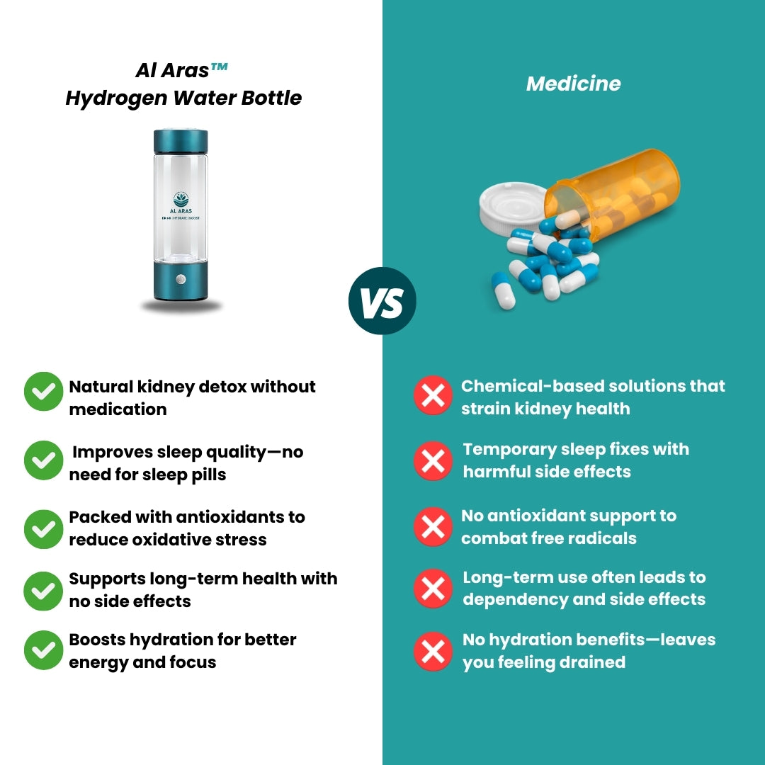 Al Aras™ Hydrogen Water Bottle 2.0 : Scientifically Backed