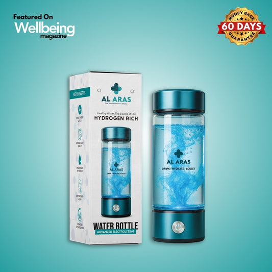 Al Aras™ Hydrogen Water Bottle 2.0 - Free eBook