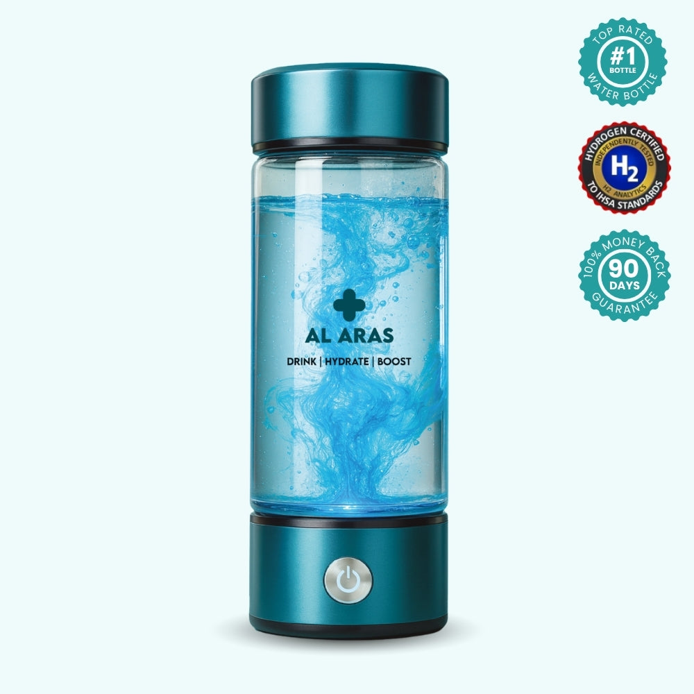 Al Aras™ Hydrogen Water Bottle 2.0 - Free eBook