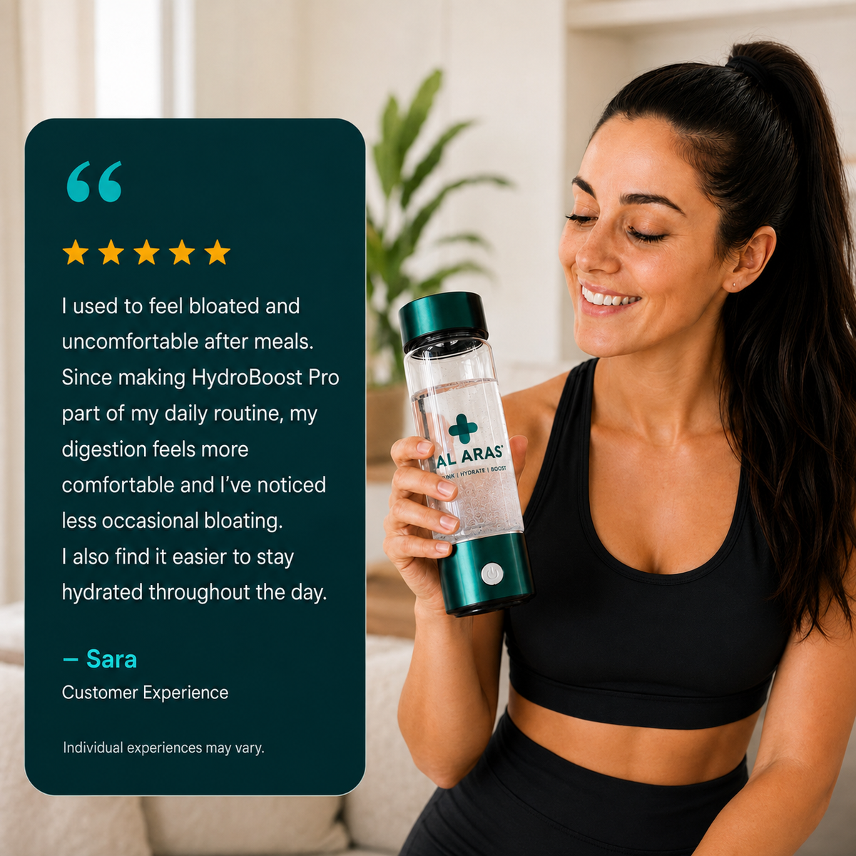 Al Aras™ HydroBoost Pro – Hydrogen Water Generator