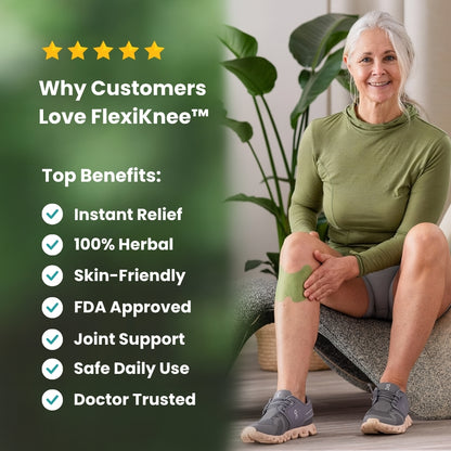 FlexiKnee™ - Natural Knee Pain Patches