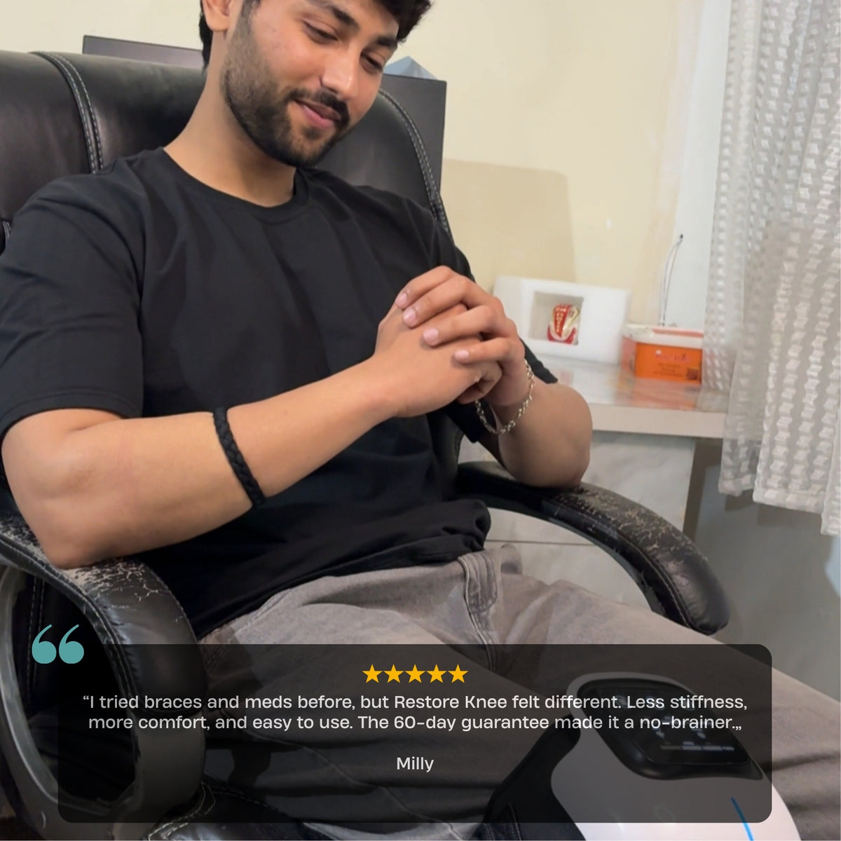 RestoreKnee™ 2.0 - Knee Massager - Free eBook