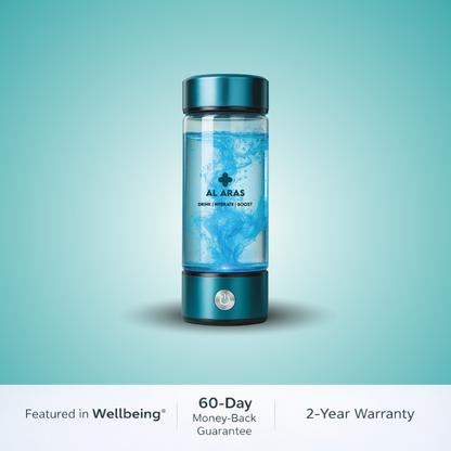 Al Aras™ Hydrogen Water Bottle 2.0 - Free eBook