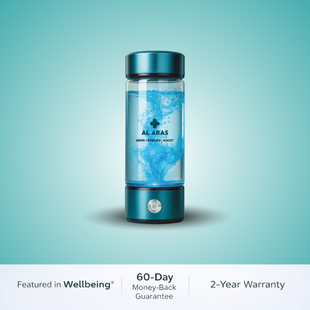 Al Aras™ Hydrogen Water Bottle 2.0 - Free eBook