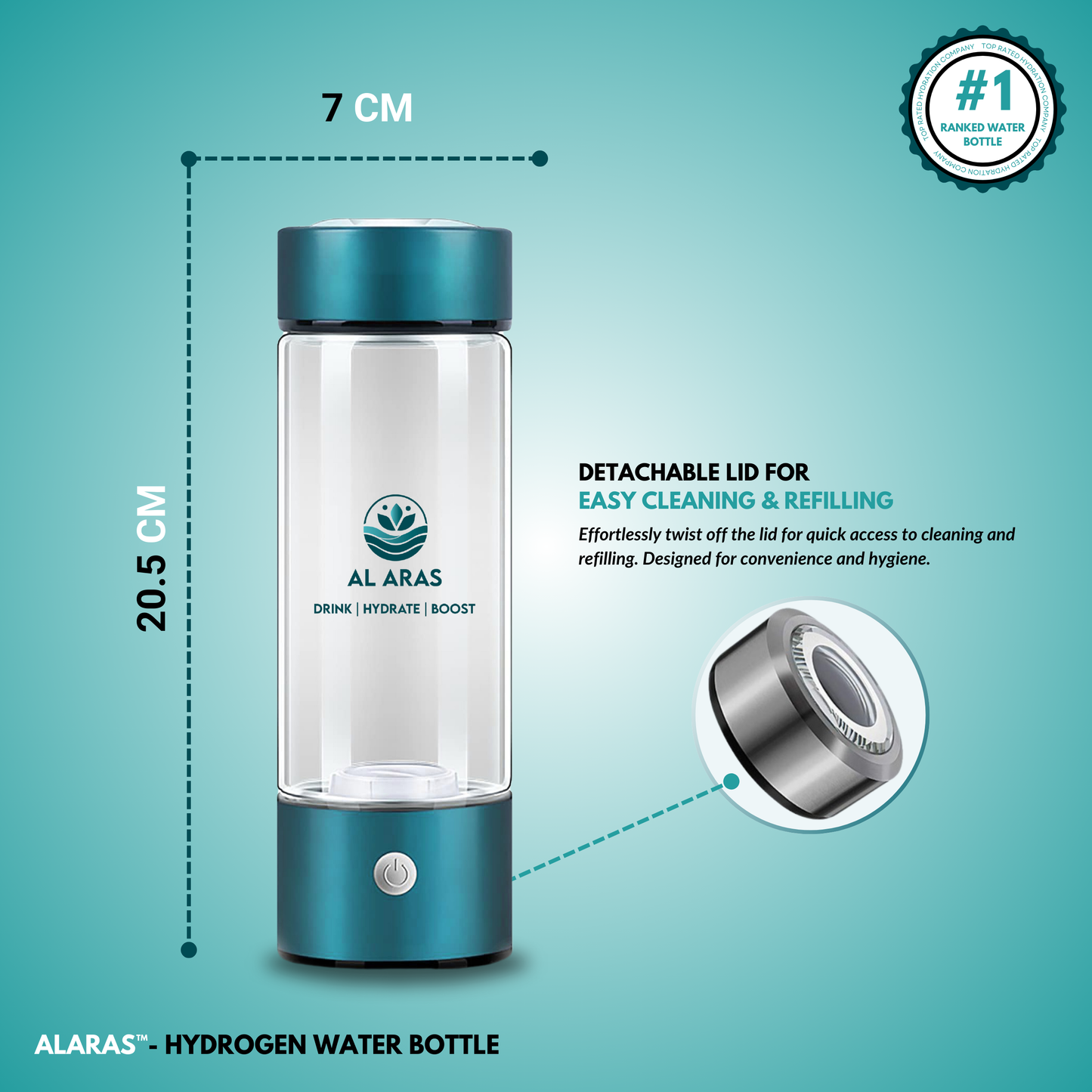 Hydrogen Water Bottle - Free eBook