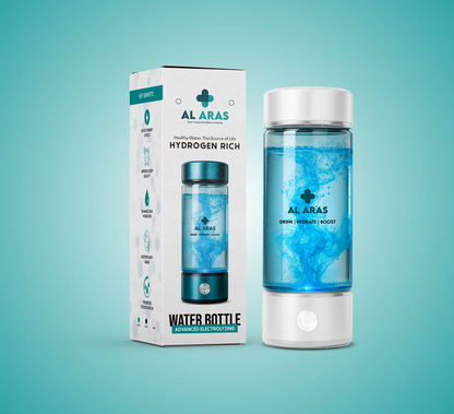 Al Aras™ Hydrogen Water Bottle 2.0 - Free eBook