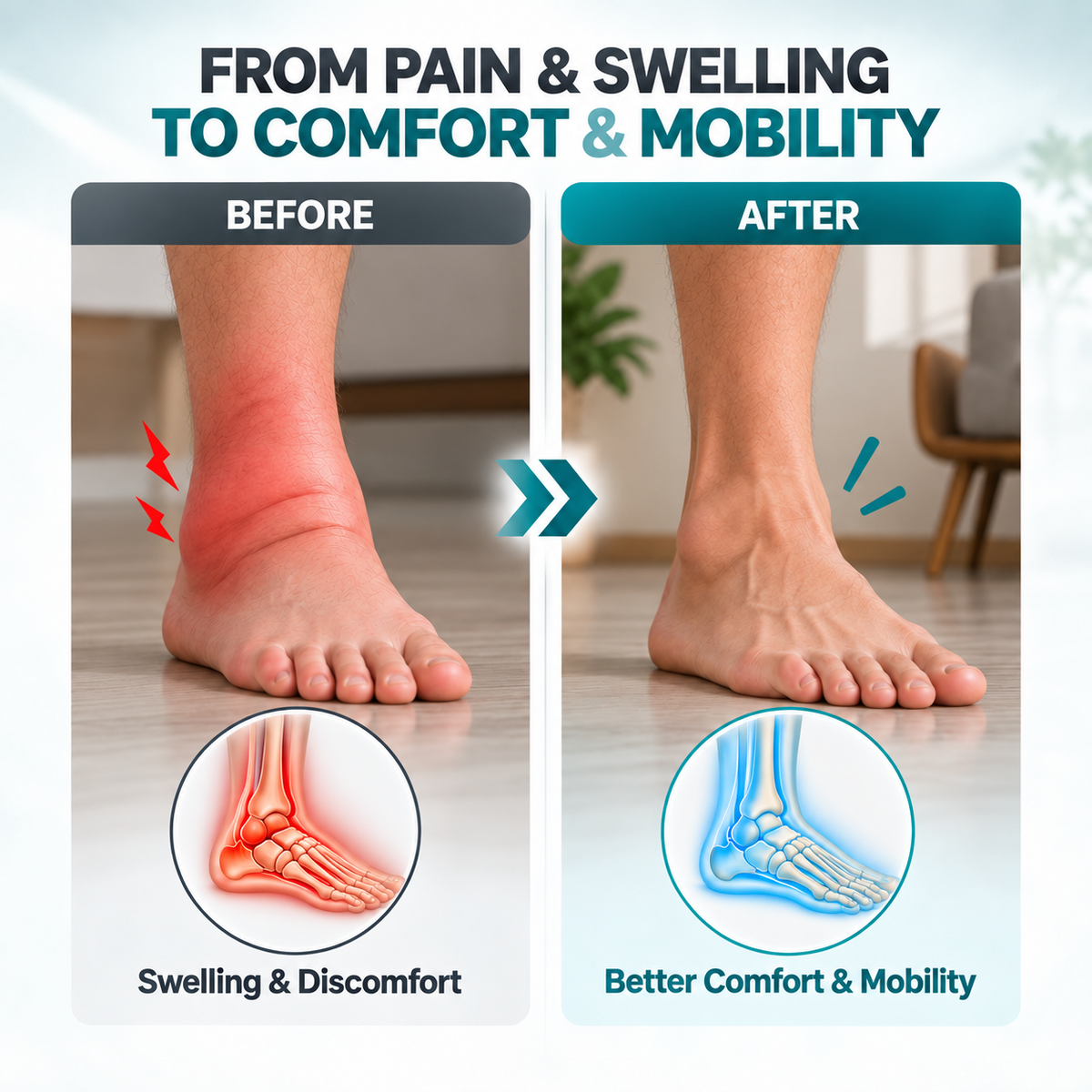 Al Aras™ FootRelief Pro – 3-in-1 Heated Foot & Ankle Therapy Device